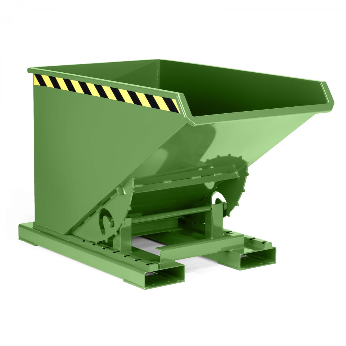 R+R Industrietechnik Afrolkipper type RAM-60 1070x1340x825mm 600dm³ RAL 6011 Resedagroen