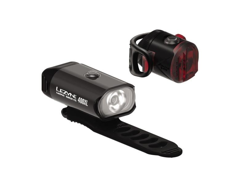 Lezyne Velolampe Mini Drive 400/Femto USB Drive Pair Frontleuchte/Rückleuchte