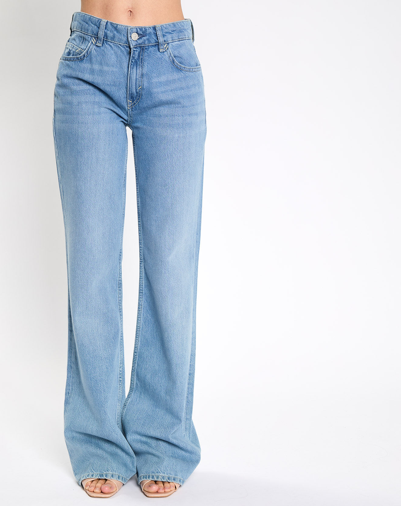 Esprit Jean flare léger bleu clair