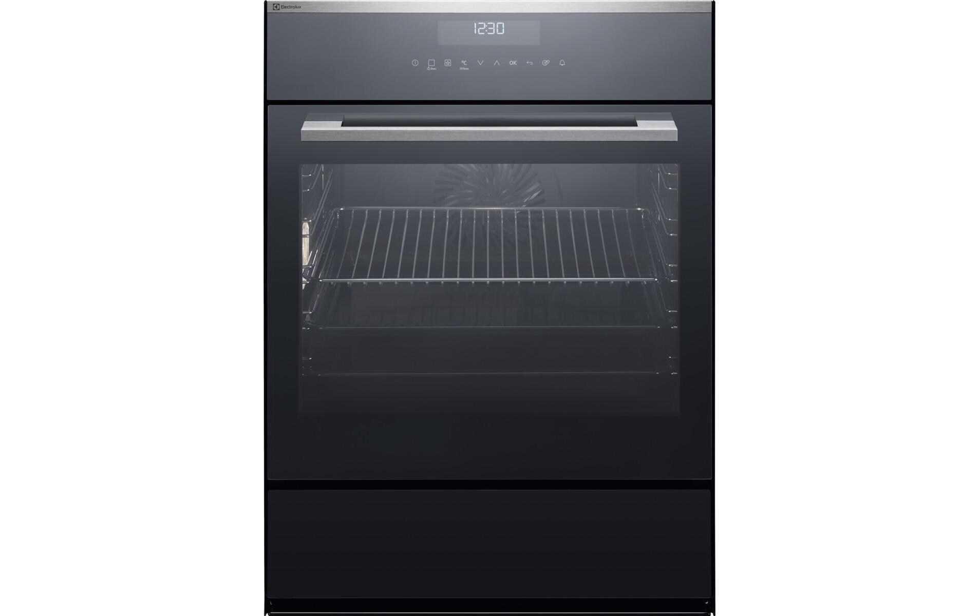 Einbaubackofen EB7GL4XCN Schwarz/Silber A+<br>Backofen für den Einbau