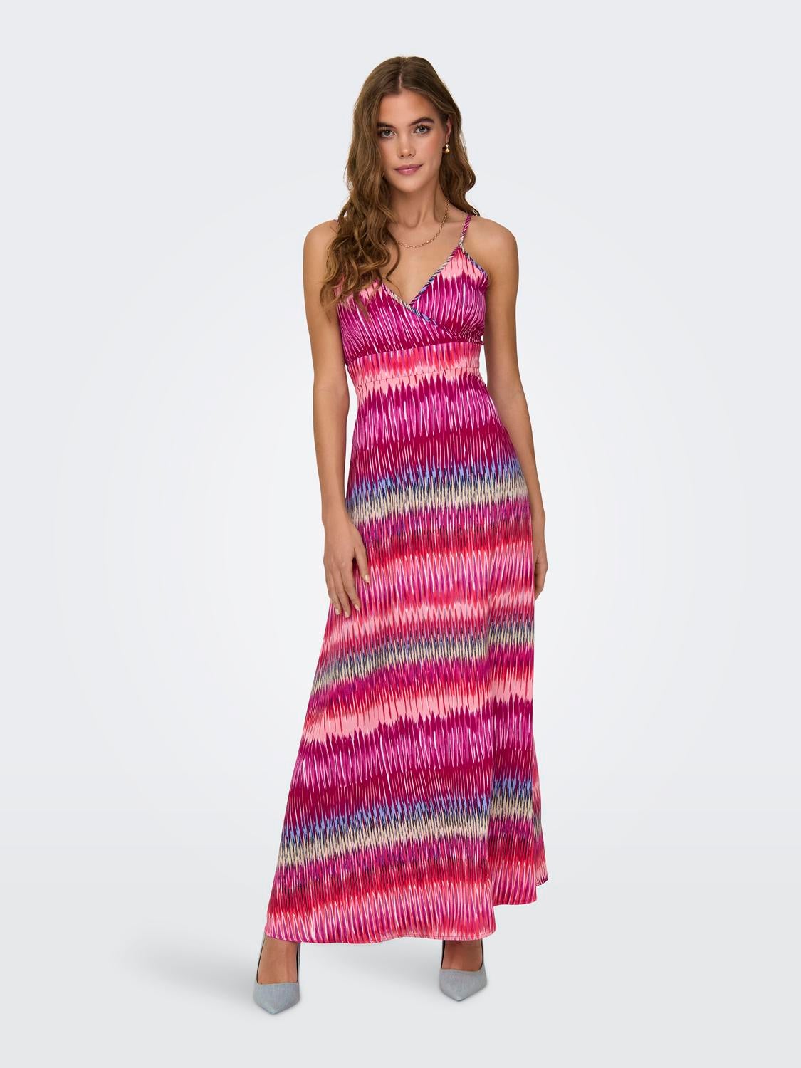ONLNOVA Langes Kleid Phlox Pink