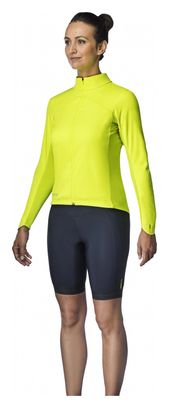Maillot Manches Longues Femme Mavic Mistral Jaune Fluo