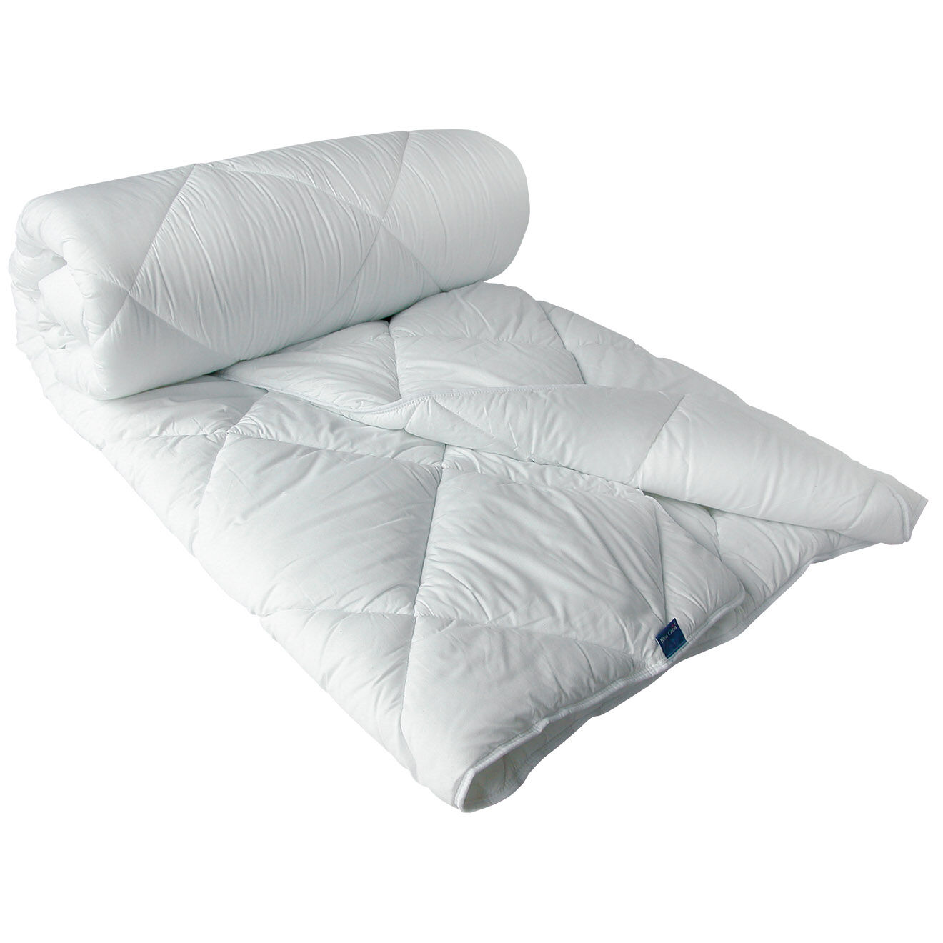 Perle de Coton Couette Percale tempérée blanche - 200x200 cm