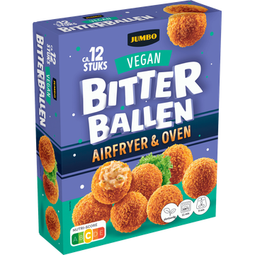Jumbo Vegan Bitterballen Airfryer & Oven ca. 12 Stuks