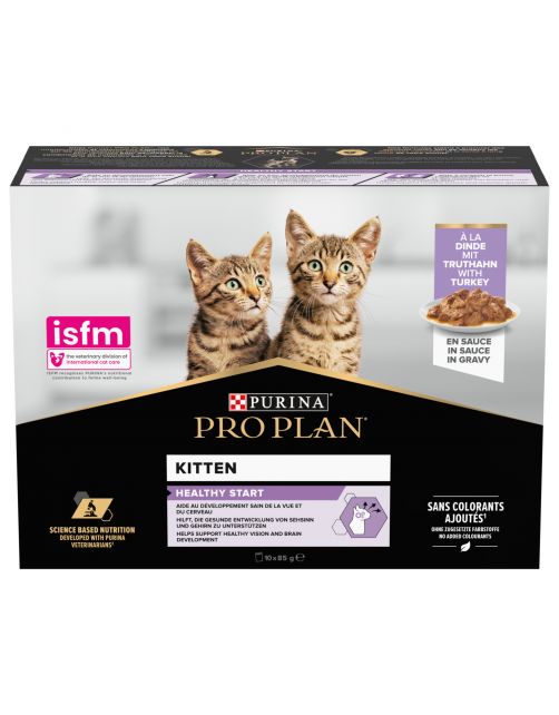 Pro Plan Cat Nutri Savour Junior Multipack - Kattenvoer - Kalkoen 10x85 g