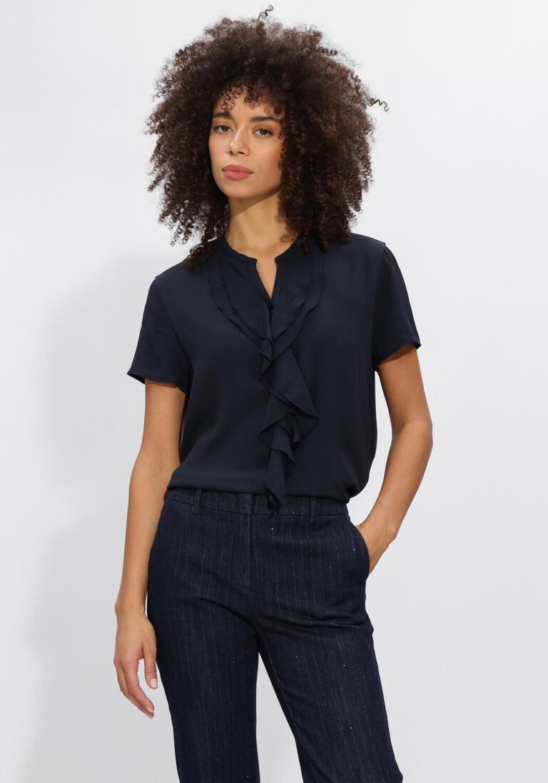 donkerblauwe luisa cerano tops & t-shirts 338332/7599-00
