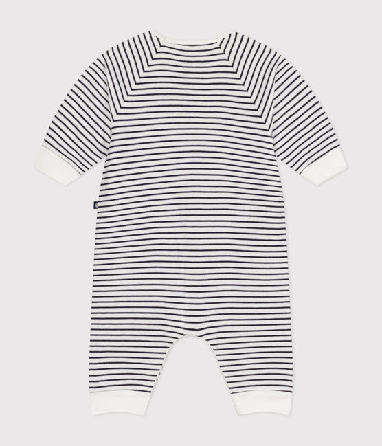 Combinaison rayée en tubique bébé