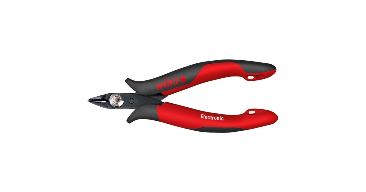 WihaZijkniptang Electronic  (Rood/zwart)