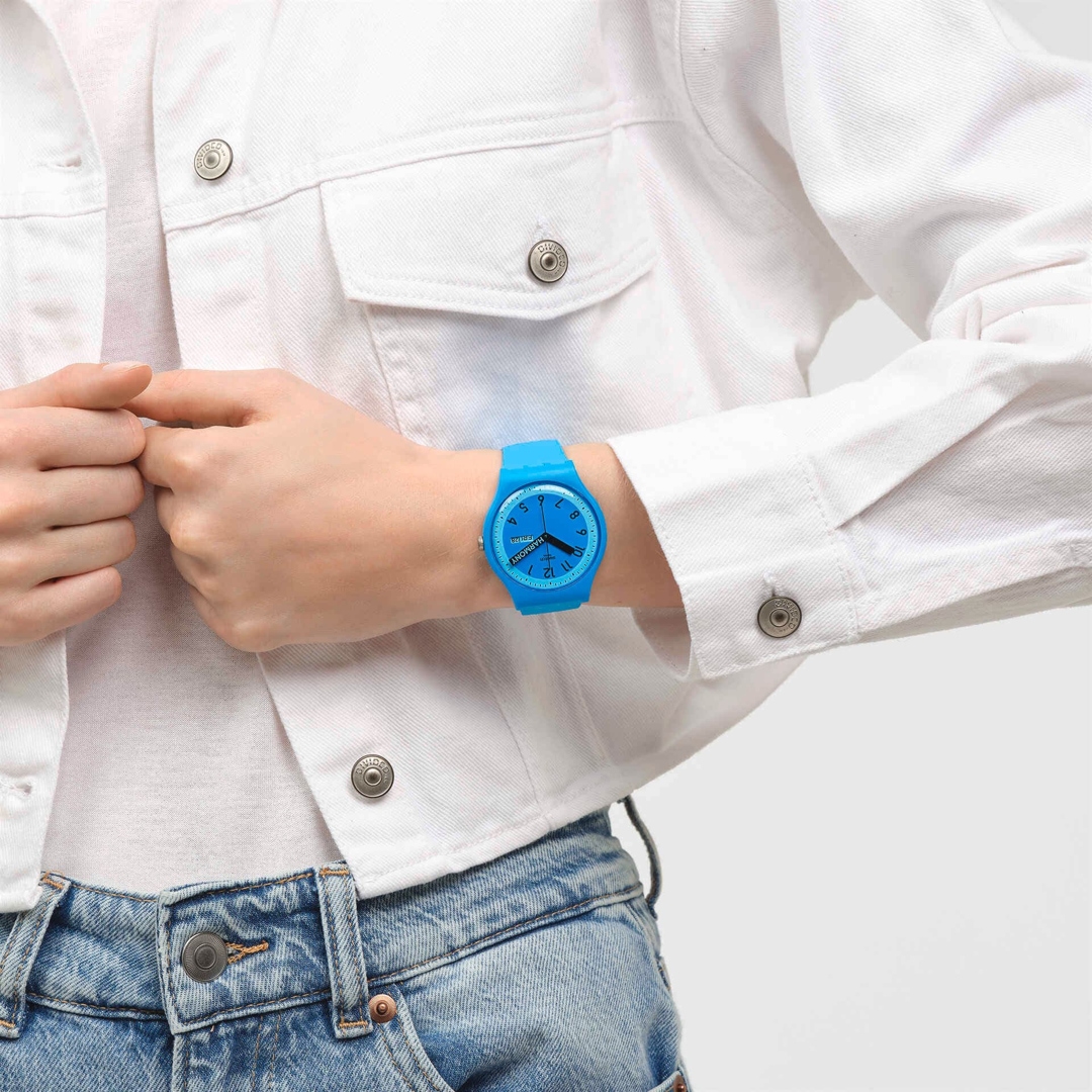 Swatch Original 41 Proudly Blue Day Date