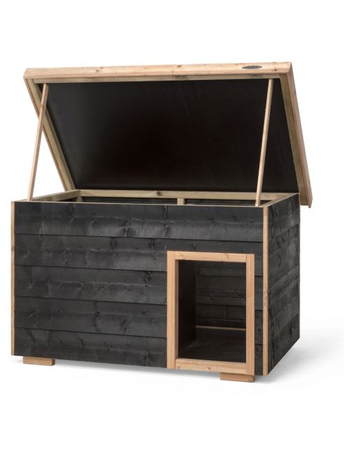 Voldux Hondenhok Bobby - Hondenhok - 164x115x110 cm Zwart