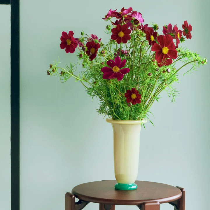 HAY - Empire Vase, large, grün / dunkelgrün