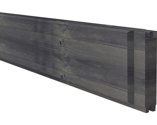 Osmo plank voor Forsdal 45 geluidsisolerende schutting, 4,5 x 14,6 x 205 cm, drukgeïmpregneerd grijs