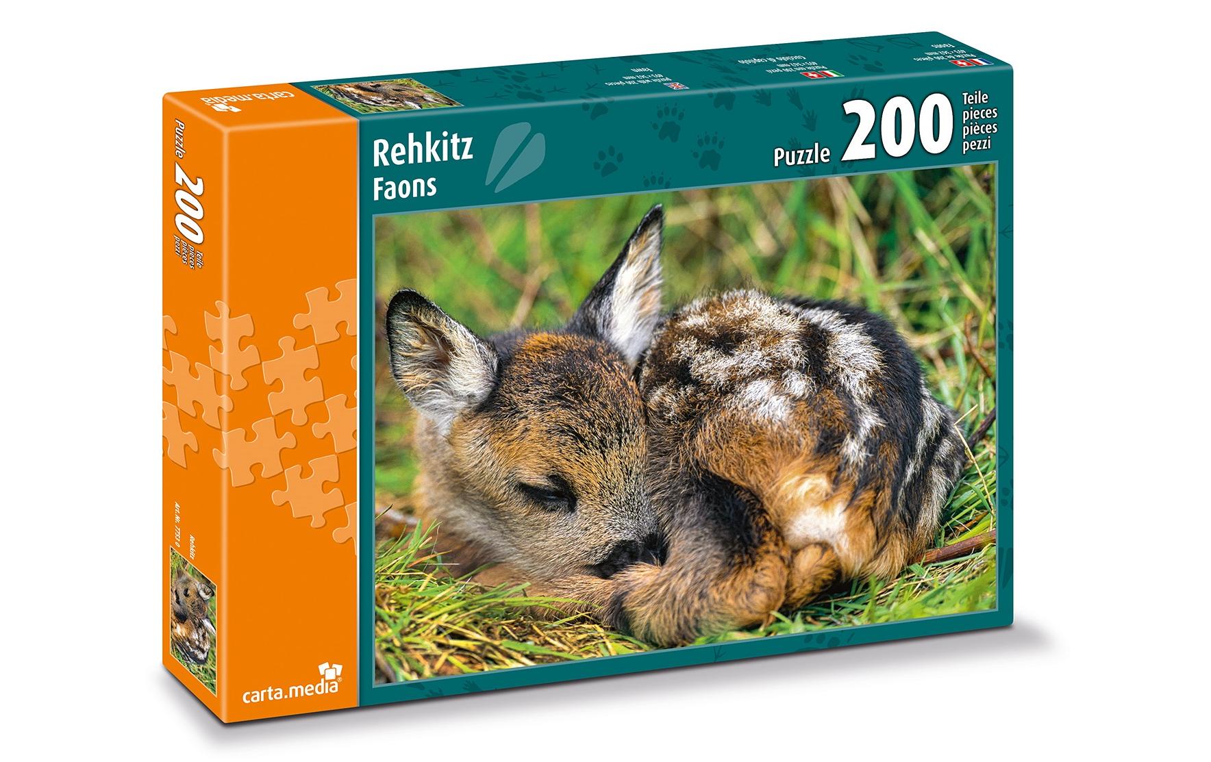 Puzzle RehkitzPuzzle im Format 49.3 x 36.2 cm
