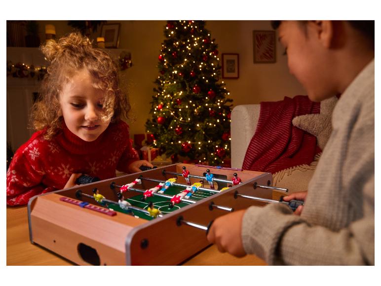 Mini tafelvoetbal, airhockey of biljart