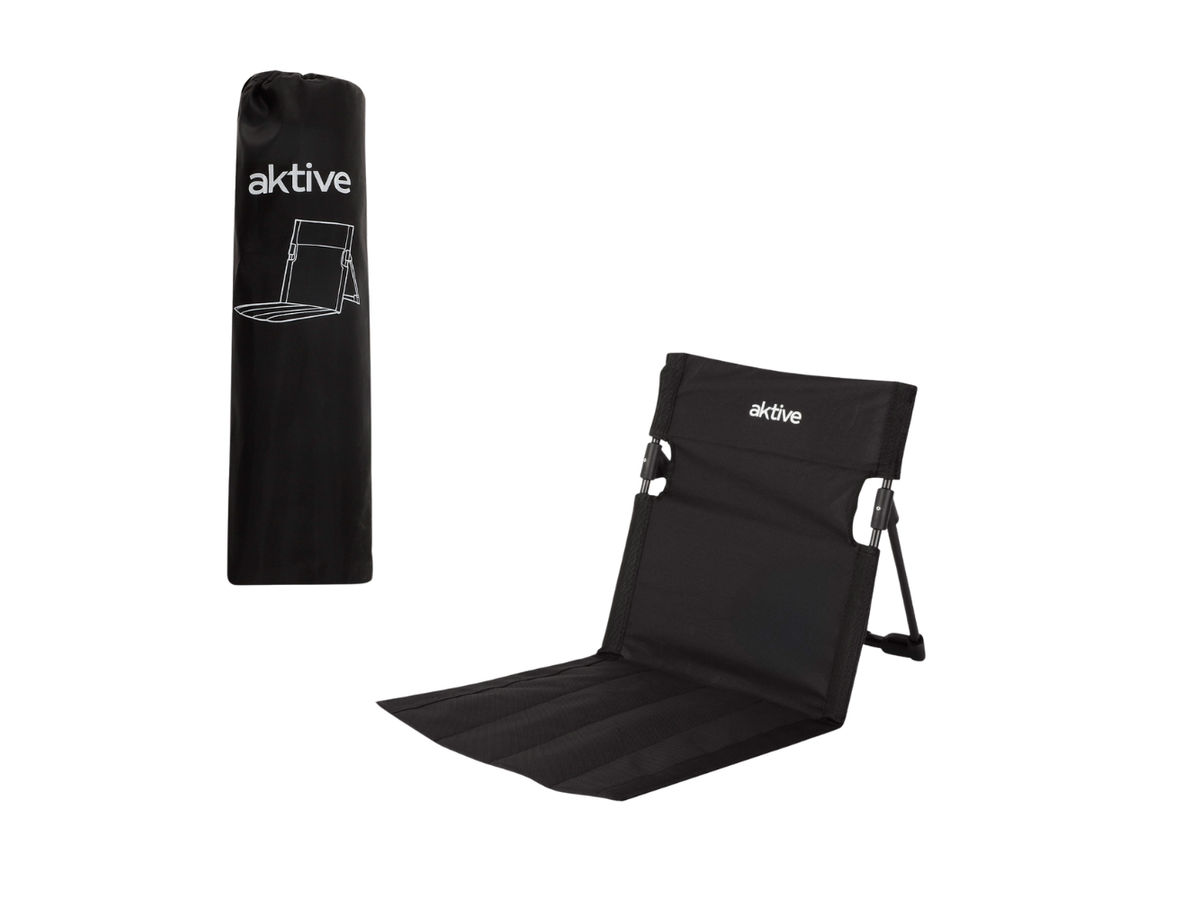 HIXA strandmat met rugleuning - Black