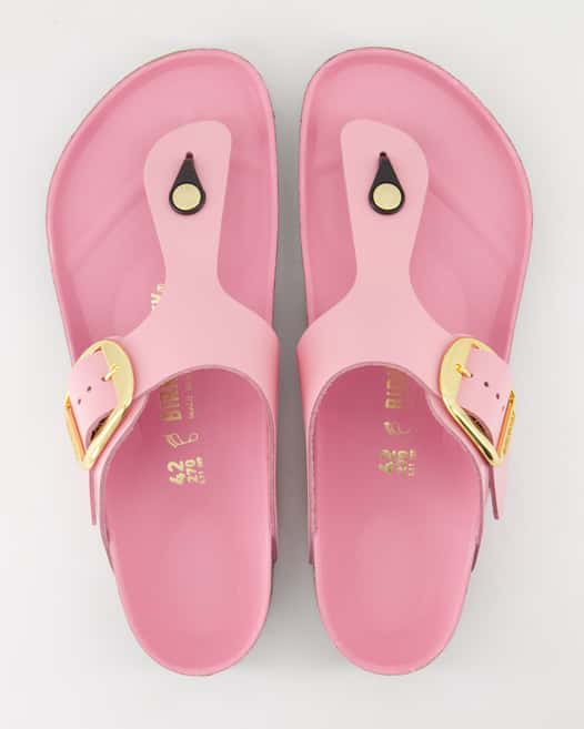 Birkenstock Gizeh Big Buckle Pantoletten in Rosa