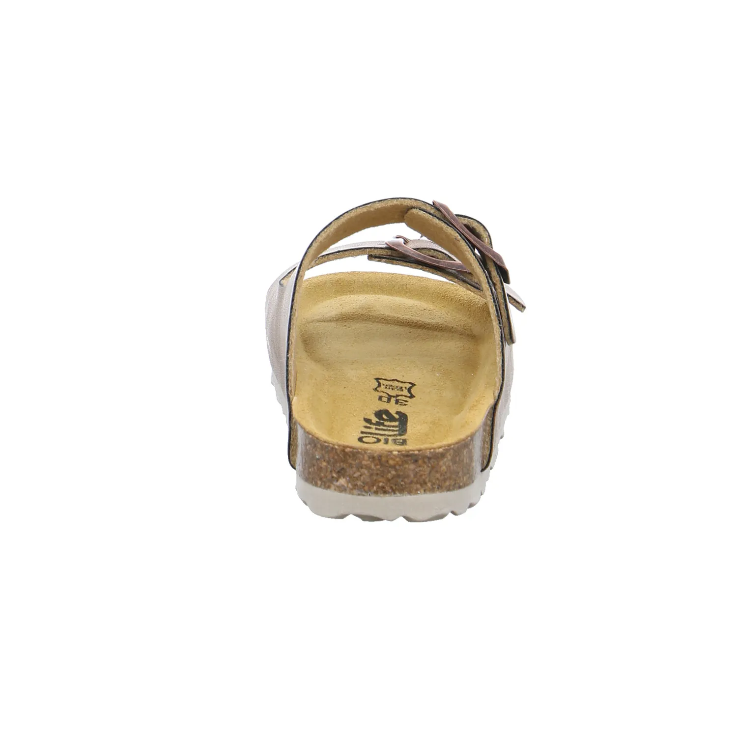 BIOLife Kinder-Pantolette Cognac Lederimitat  Unisex