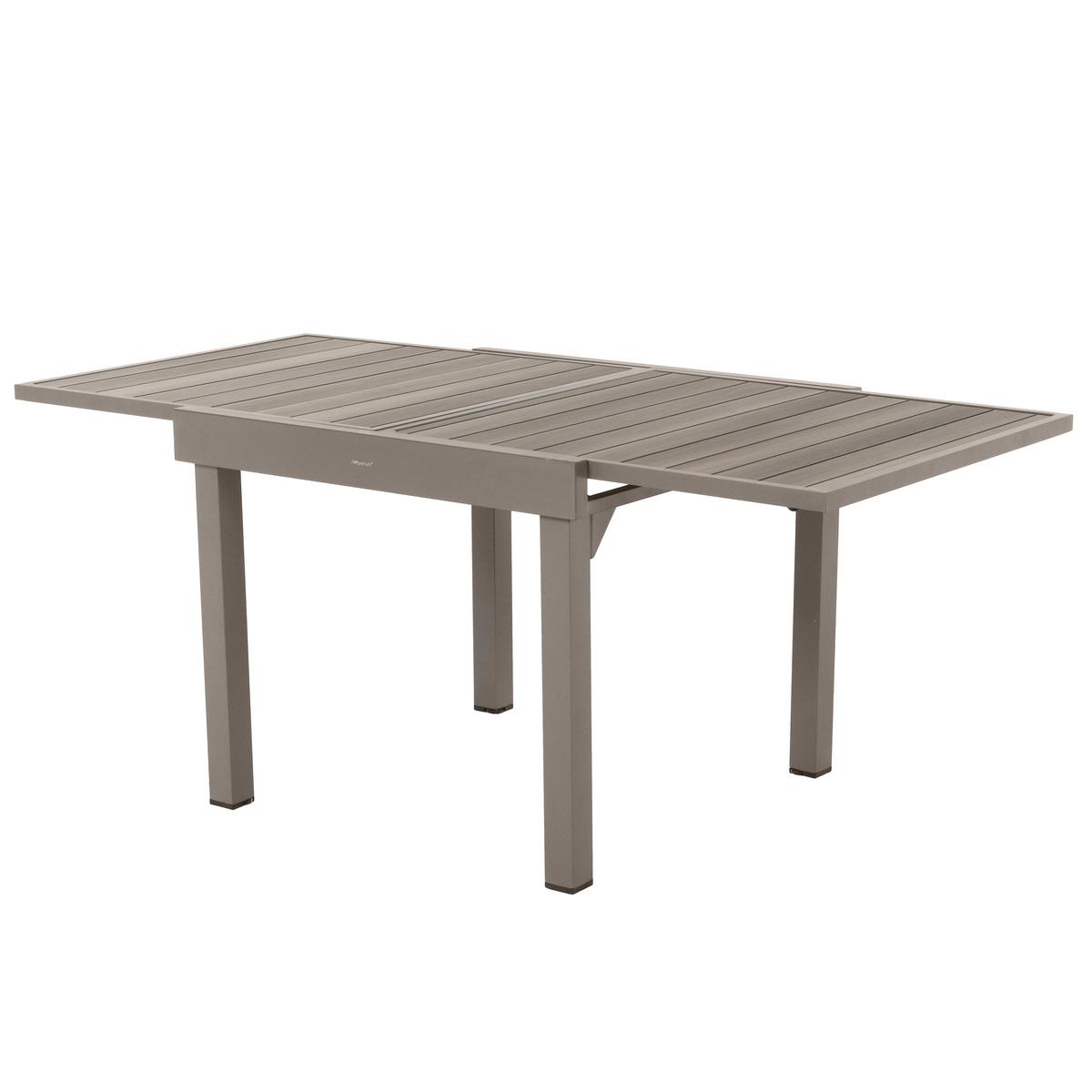 TABLE PIAZZA EXTENSIBLE ALUMINIUM LIN 8 PLACES