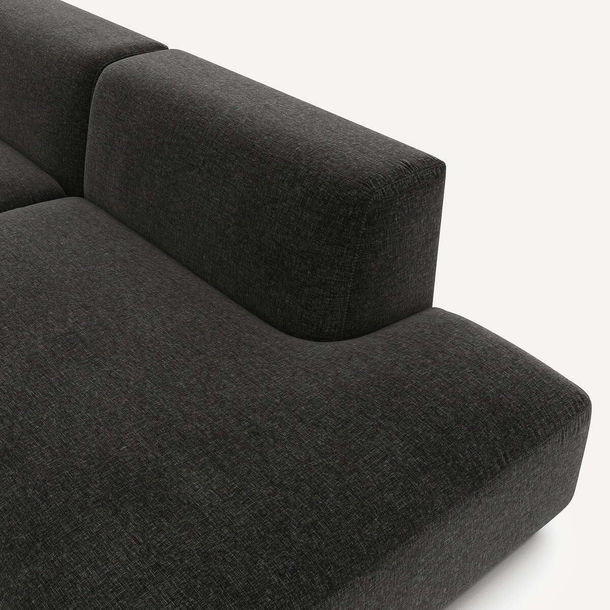 AM.PM<br>Sofá de canto esquerdo em veludo chenille, Jacopo