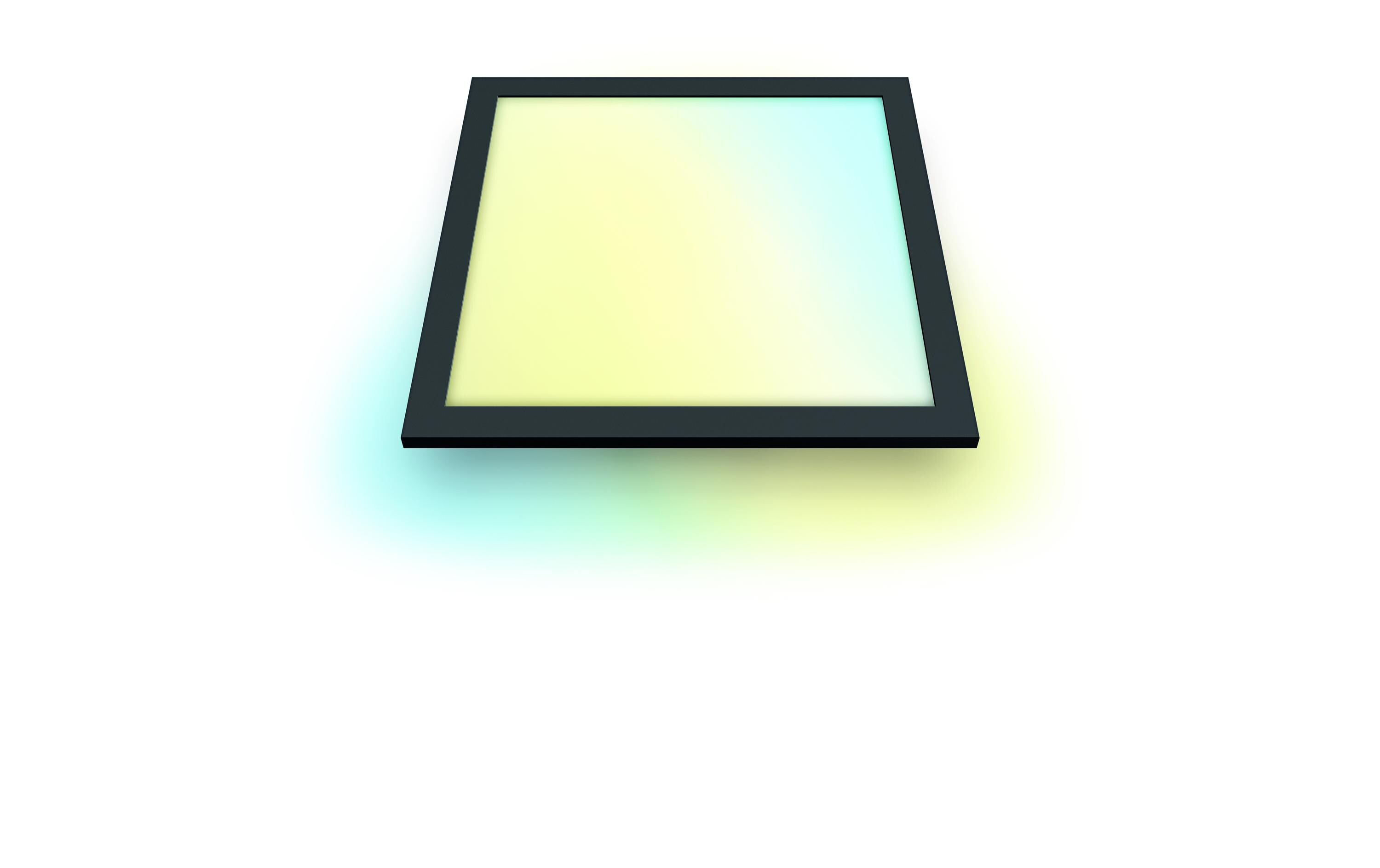 Panel Tunable White Deckenleuchte Schwarz 1000 lmLED Panelleuchte