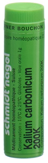 SCHMIDT-NAGEL Kalium carbonicum Glob 200 K 1 g