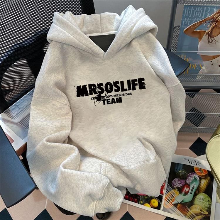 Bay Go Mall - Spinnenprint Loose Fit Hoodie