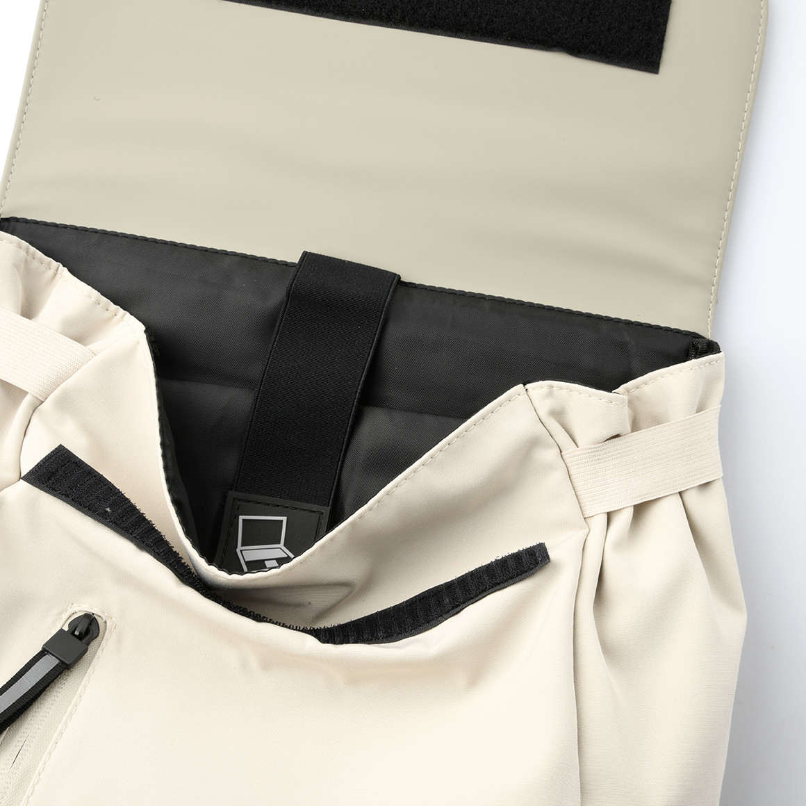 Gina Benotti Damen Rucksack mit Tabletfach hellgrau