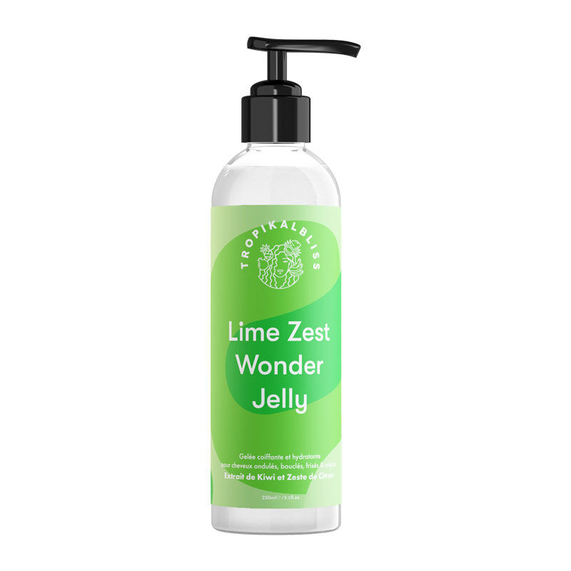 Gelée capillaire aux agrumes pour cheveux bouclés Lime Zest Wonder Jelly