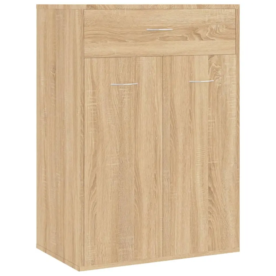vidaXL - Schoenrek - Bruin - Bewerkt hout