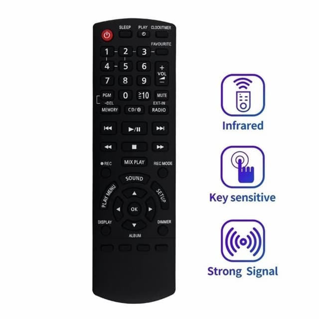 TV fjernbetjening Erstatning for N2QAYB001102 Til Panasonic TV