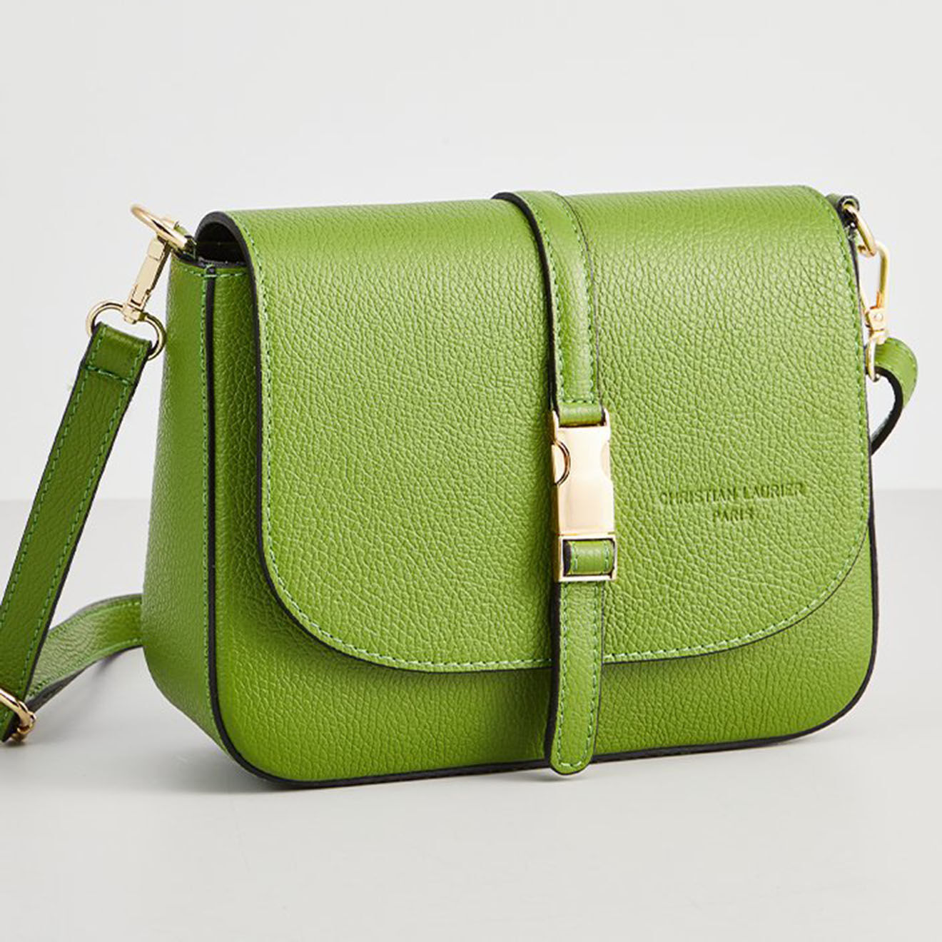 Christian Laurier Sac bandoulière en Cuir Chloé vert - 24.5x19x8 cm