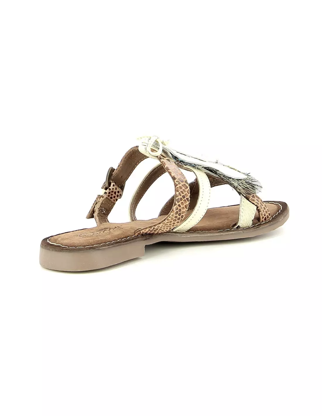 MAISON MANSA IF8162 - Sandales & nu-pieds Offwhitezebra
