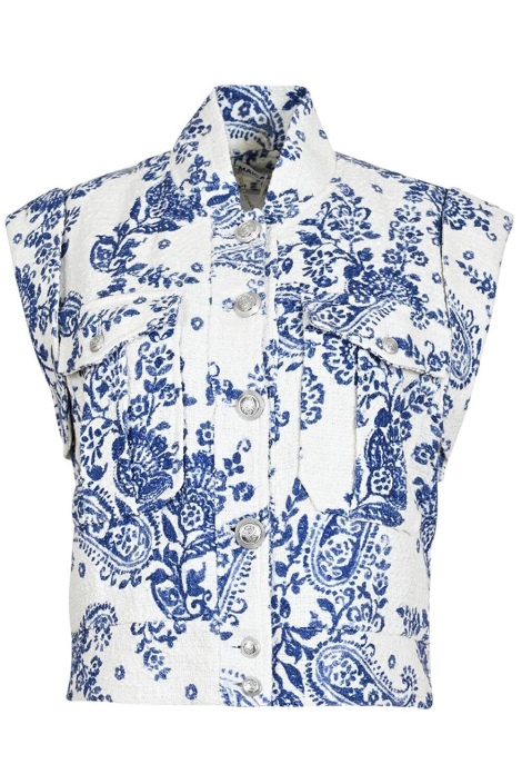 Maicazz ecru dames vest