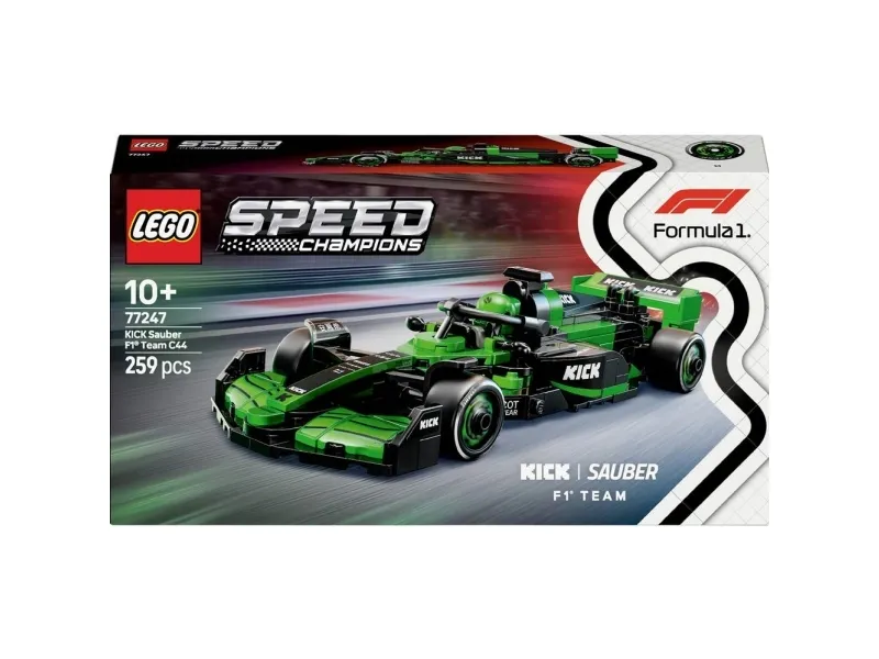 LEGO Speed Champions 77247 KICK Sauber F1 Team C44-racerbil