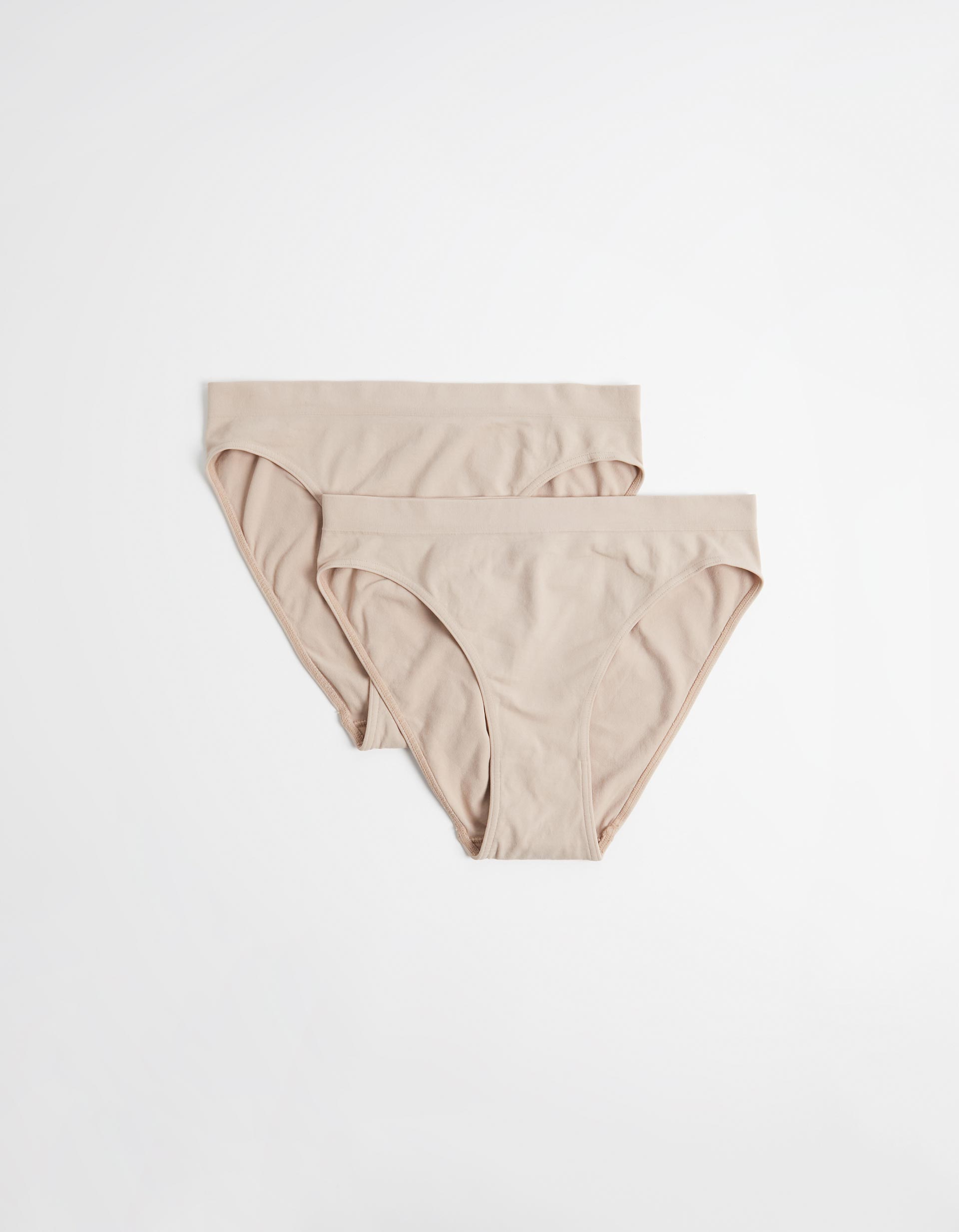 Pack 2 Cuecas sem Costuras, Mulher, Bege