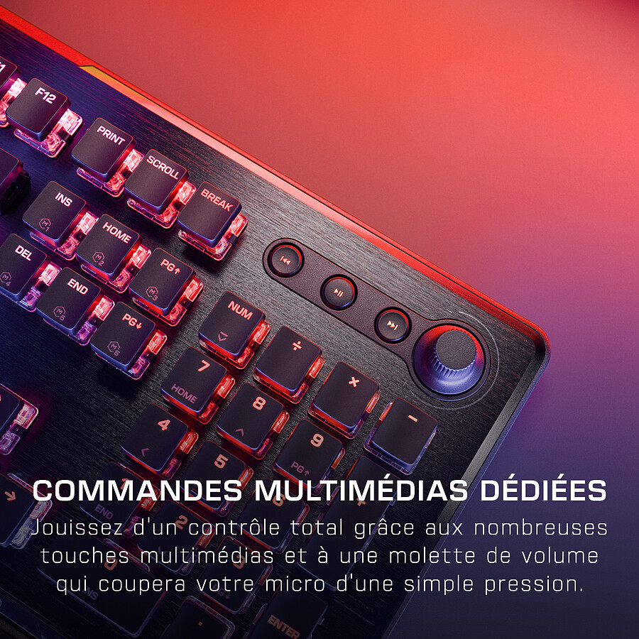 Turtle Beach Vulcan II Linear - Titan II Red - Noir