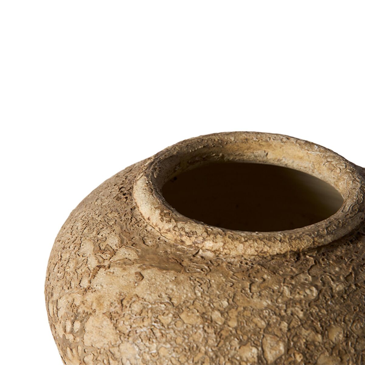Luna vas 18 cm, beige