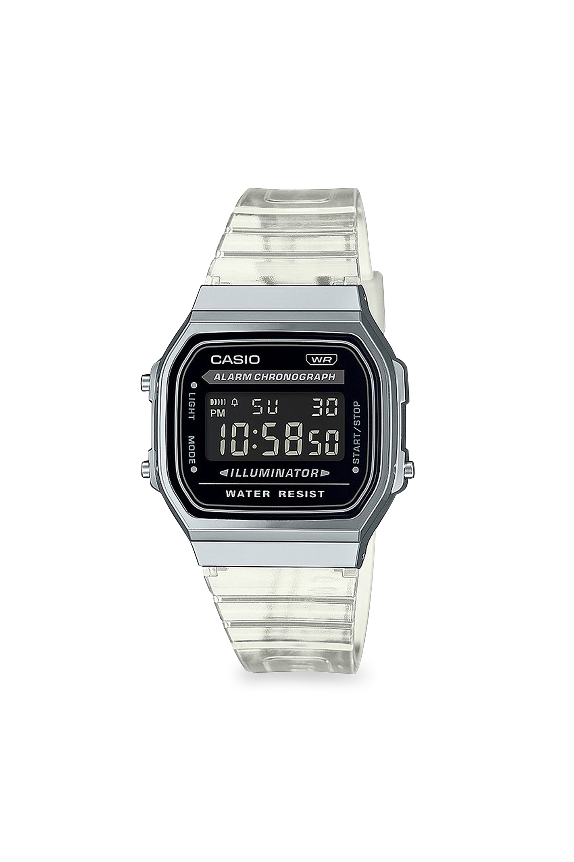 CASIO VINTAGE Montre Skeleton A168XES Noir