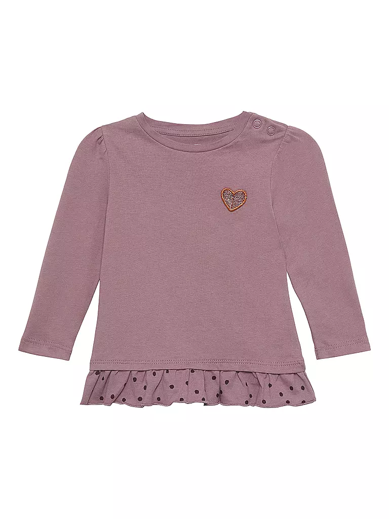S.OLIVER Baby Langarmshirt  beere
