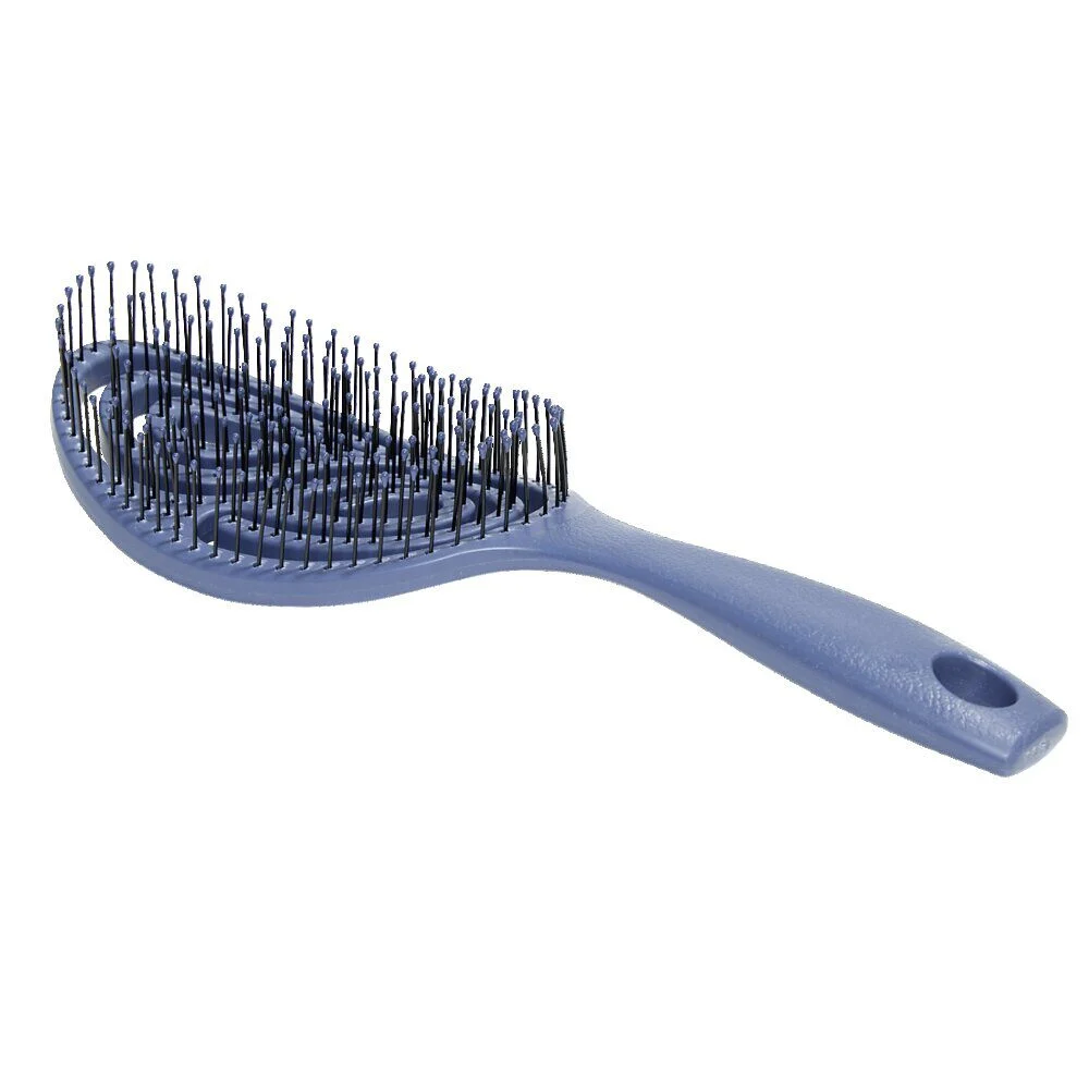 Brosse à cheveux bleue marine