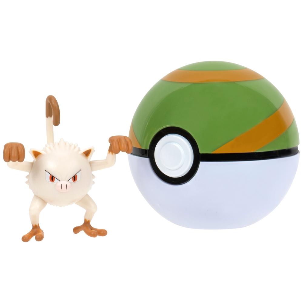 Pokémon Clip 'N' Go Mankey und Pokéball
