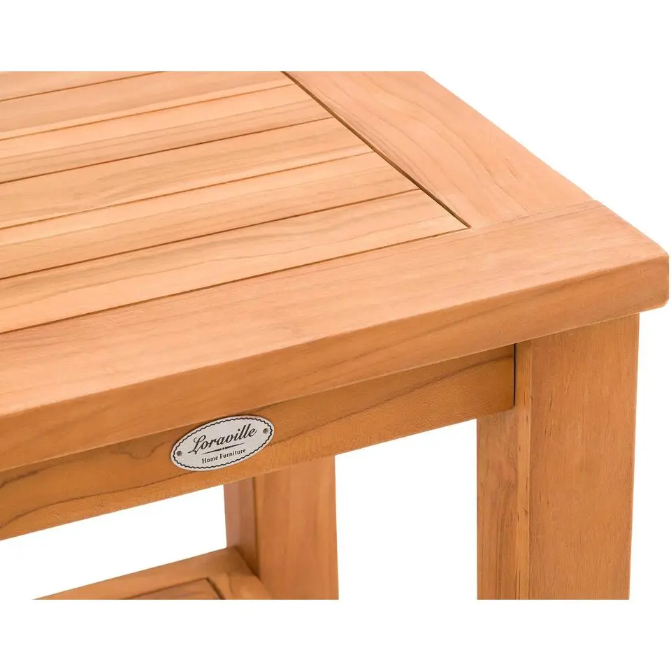 CLP Bijzettafel Keaton bruin Frame - Hout - teak