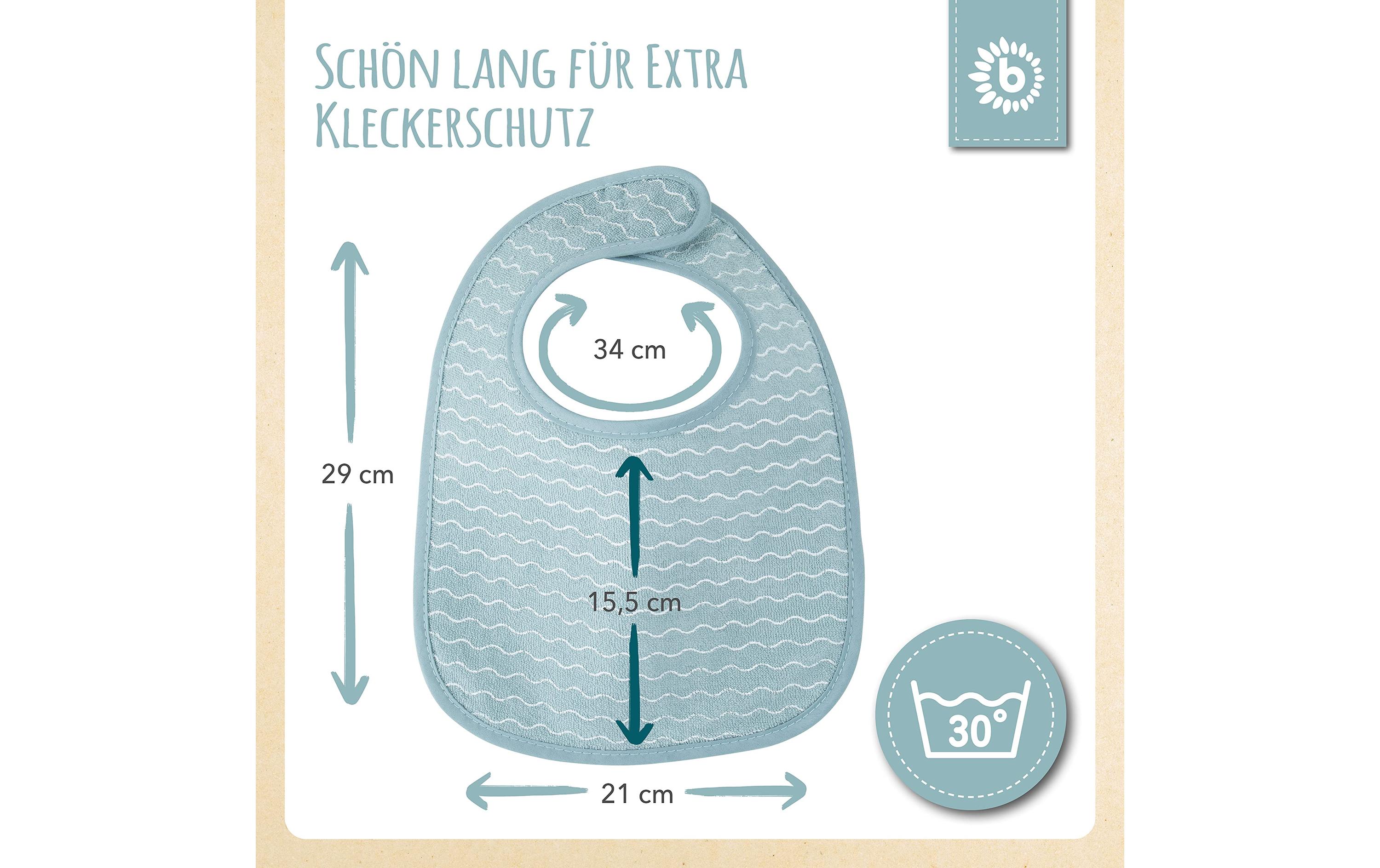 Lätzchen 5er Set, Schiefer 30 x 21 cmLätzchen-Set