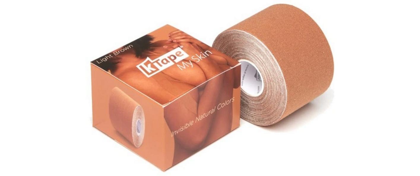 My Skin light brown 5 cm x 5 mAtmungsaktives Kinesiology Tape für Muskeln und Gelenke
