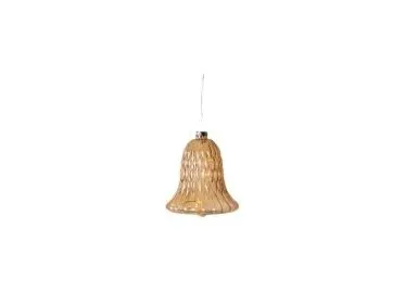 Juledekoration Sirius Luna Bell H10cm Amber