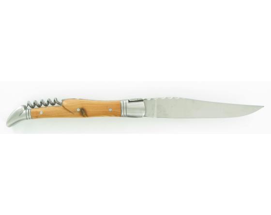 Laguiole Genévrier Carbone Couteau de poche Laguiole par Chazeau Honoré