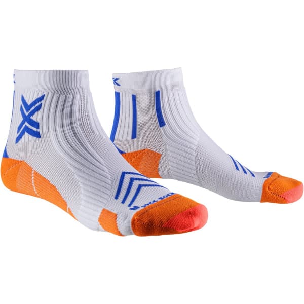 Chaussette running X-SOCKS RUN EXPERT ANKLE WHITE/ORANGE/TWYCE BLUE