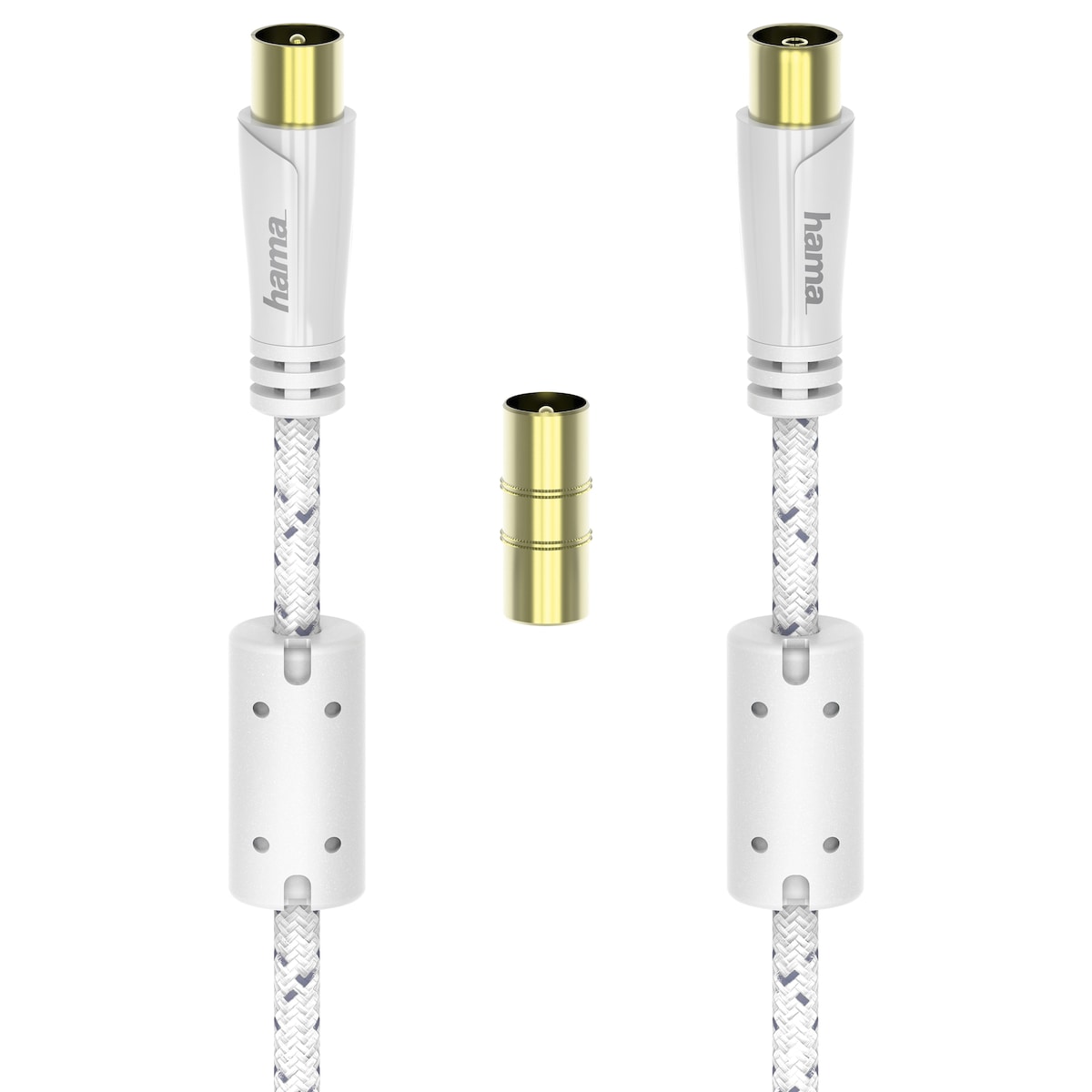 Hama antennekabel 120 dB (hvit/3 m)