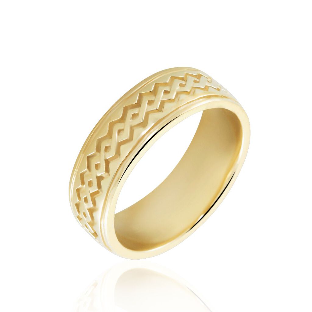 Bague Plaqué Or Jaune Hugh