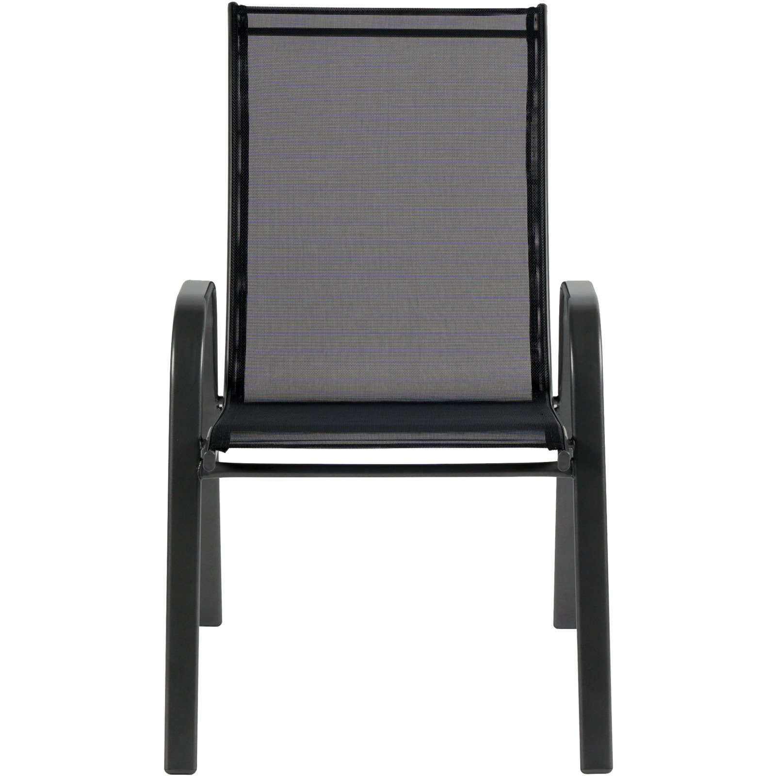 Stuhl Paris Textilene schwarz
